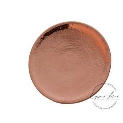 hammered copper cake stand