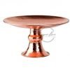 hammered copper cake plate