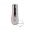 brushed nickel vase