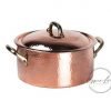 copper stock pot with lid