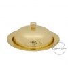 brass cake with dome