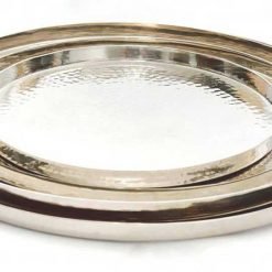 polished nickel tray