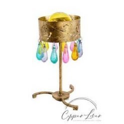 hammered copper pendant light