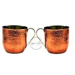 hammered copper cups