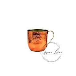hammered solid copper moscow mule mugs