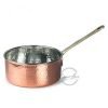 small copper saucepan