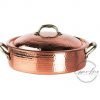 Sauté pan with two handles and lid