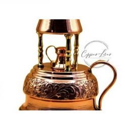 red copper coffee burner
